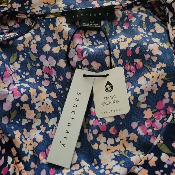 Sanctuary Floral Wrap Dress Size M - Picture 3 of 14